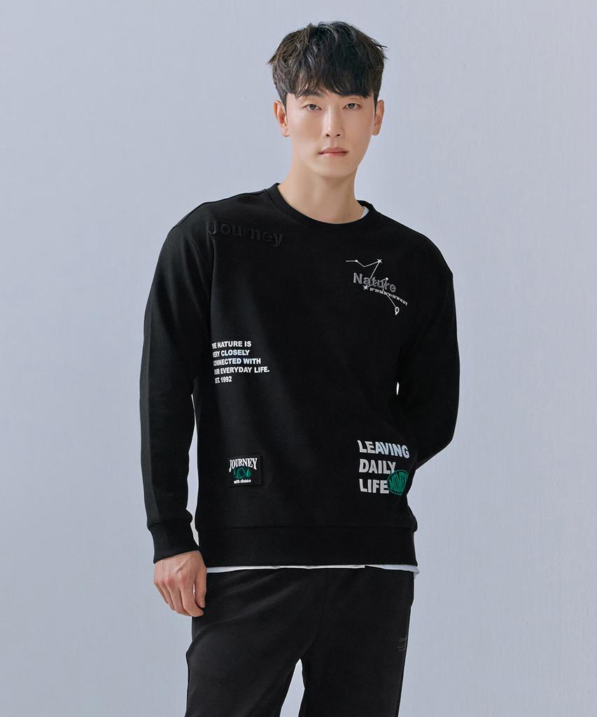 CHASECULT Unisex All-Over Graphic Sweatshirt-Ceru5112B03