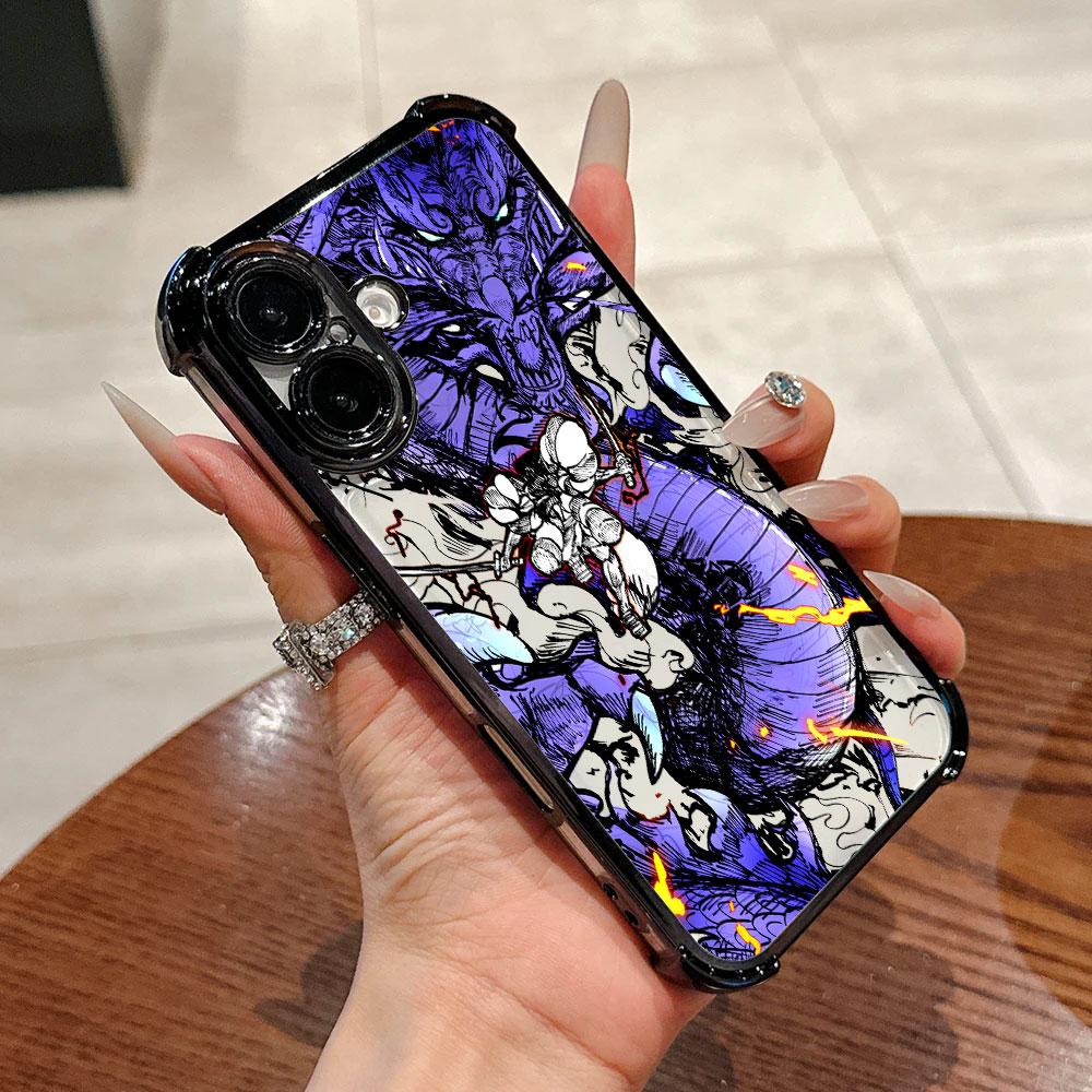 Япония O-One Piece Арт Мягкий Чехол Для iPhone 17 Pro 16 15 14 13 12 11 Pro Max Чехол 17 Plus 17E 16E 17Air Защитный Чехол Для Телефона