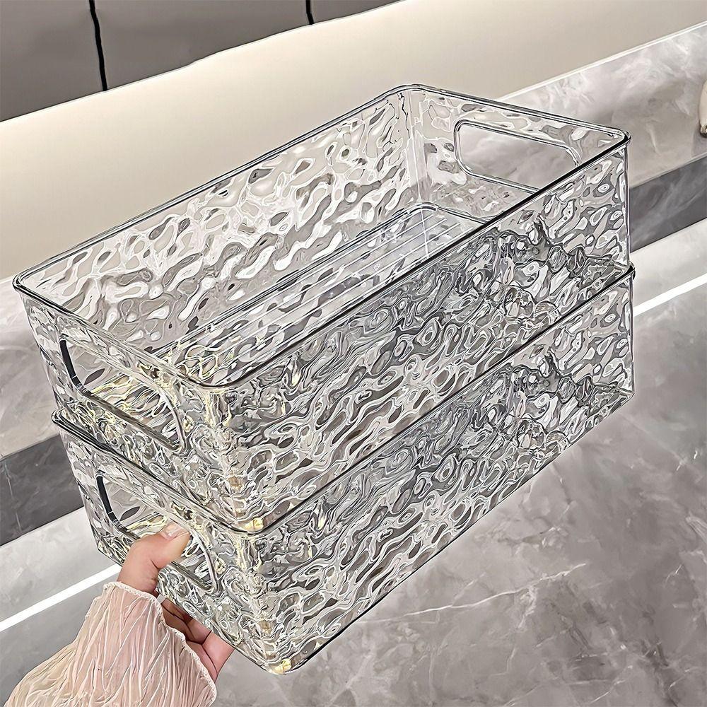 Stackable Cosmetic Storage Box Large Capacity Snack Sundries Organizer  Home Office