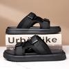 Модная новая уличная повседневная пляжная обувь для мужчин, модные повседневные летние дизайнерские шлепанцы для мужчин, корейские черные высококачественные шлепанцы для мужчин