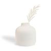 Latest Ceramic 'White Round Cylindrical Vase' 5 Inch - Set of 1 | Decorative Round Vase for Dried Flowers and Pampas Grass Vases for Home Decor,