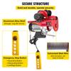 Electric Wire Rope Hoist with Trolley, Electric Wire Rope Hoist with Trolley Remote Control Industry 1000KG/2200LBS Capacity