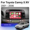 Qualcomm Car Radio Android 14 Wireless Car Play для Toyota Camry 5 2002 2003 2004-2006 Autoradio Multimedia Автомобильное автомобильное радио