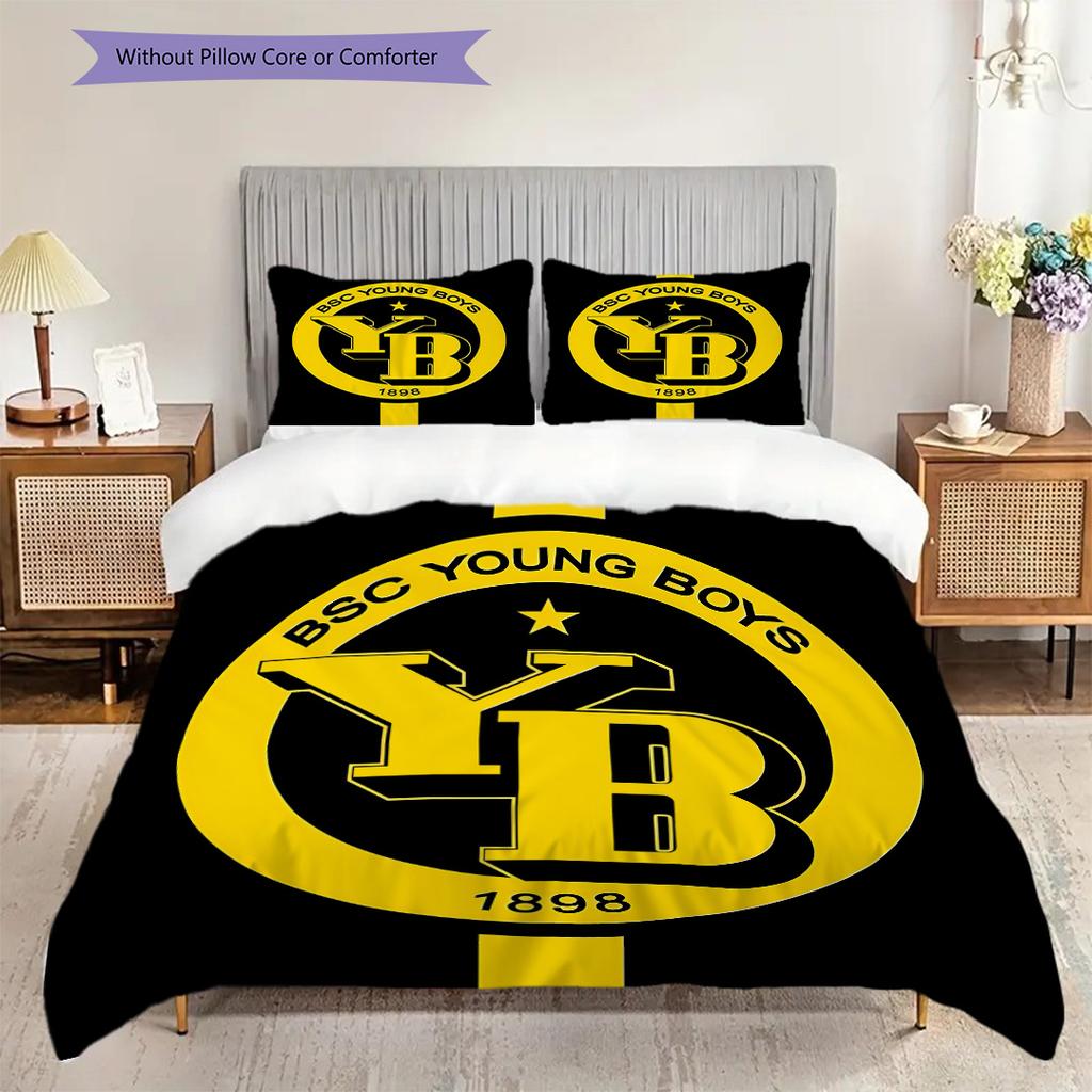 BSC YB Узор Комплект постельного белья Одеяло Покрывало Наволочка Домашний Декор Подарок на День Рождения (1 пододеяльник + 2 наволочки, без наполнителя)