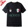 Футболка сборной Мексики с принтом MÉXICO Топы для мексиканских болельщиков Спортивная повседневная одежда Одежда для отдыха Активная одежда Ретро-тренд Простая мужская одежда