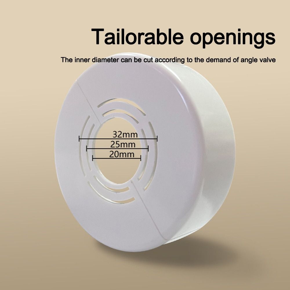 Регулируемая декоративная крышка для смесителя душевой лейки, масштабируемая, прочная, крышки для душевых водопроводных труб, полезная крышка для водопроводных труб смесителя