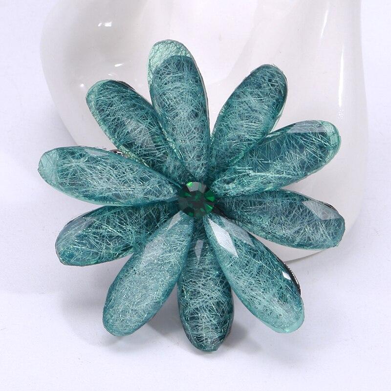 Blucome Новейшие блестящие броши со стразами и цветами для женщин и девочек, костюм, сумка, шарф, булавки для корсажа, ювелирные аксессуары, подарки