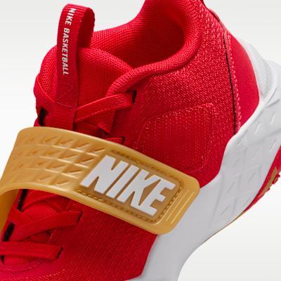 Nike Team Hustle D 12 Красный Металлик Золотой (PS)