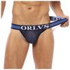 Men Double Thong Panties Sexy Solid  Brief Thong Breathable  Underpants