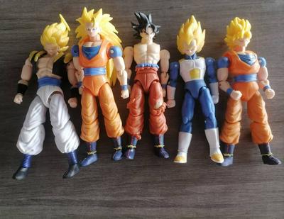 Мультфильм Dragon Ball Фигурка Действия Саян Аниме Подвижная и Модифицируемая Модная Кукла Ручная Работа Модель Коллекция Шарм Хобби Игрушки