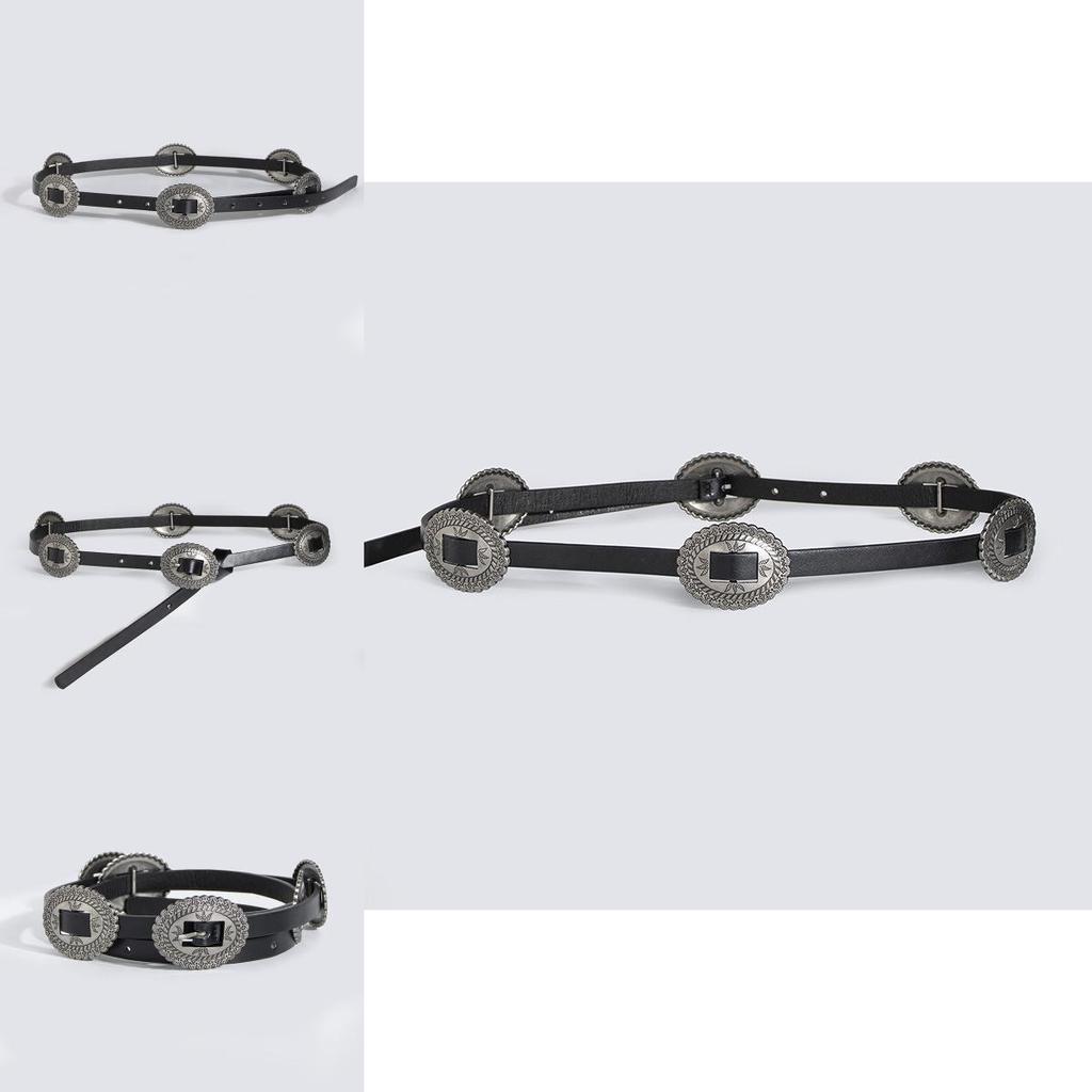 Женский ремень в богемном стиле, аксессуар из искусственной кожи и с пряжкой из сплава для повседневных нарядов