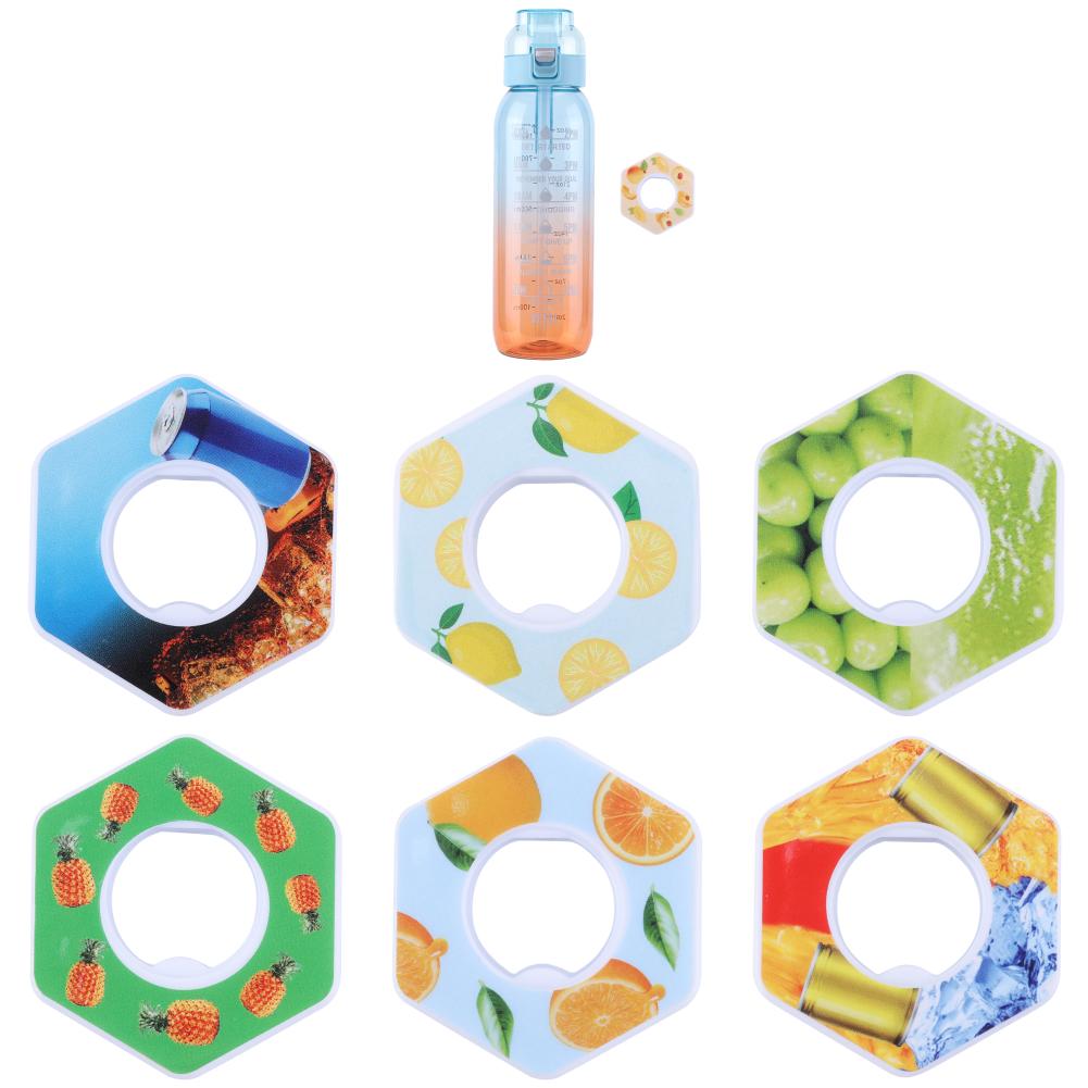 Бутылка для воды с ароматом воздуха 1000 мл, чашка для воды Scent Up, спортивная бутылка для воды для фитнеса на открытом воздухе, модная чашка для воды с ароматическими капсулами