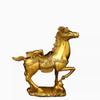 China Chinese Folk Fengshui Brass Horse On Wealth Fly Statue Sculpture Statues for Decoration Collection Ornaments