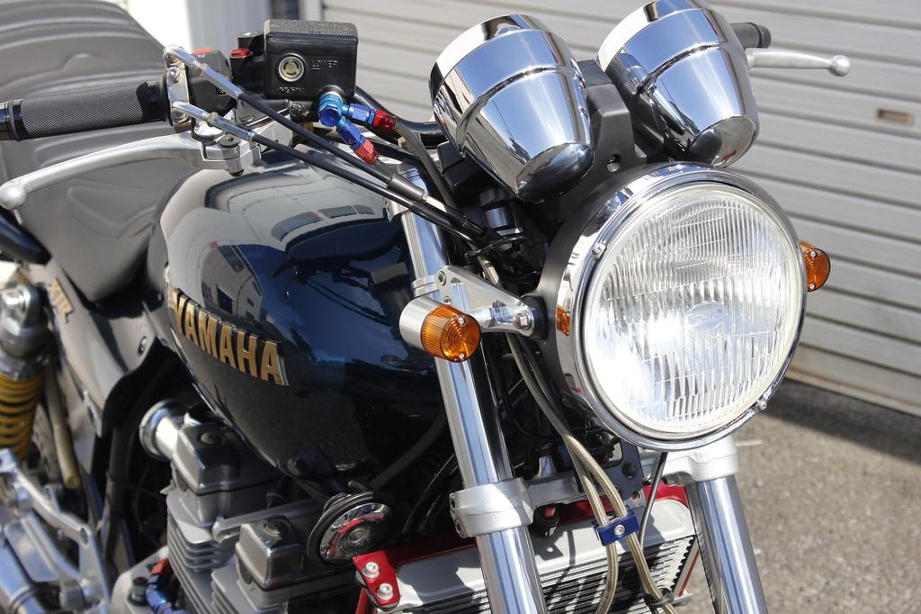 POSH FAITH 091091-S3 Motorcycle Supplies, Aluminum Machine Turn Signal, 71 Type, Short Stay, Single