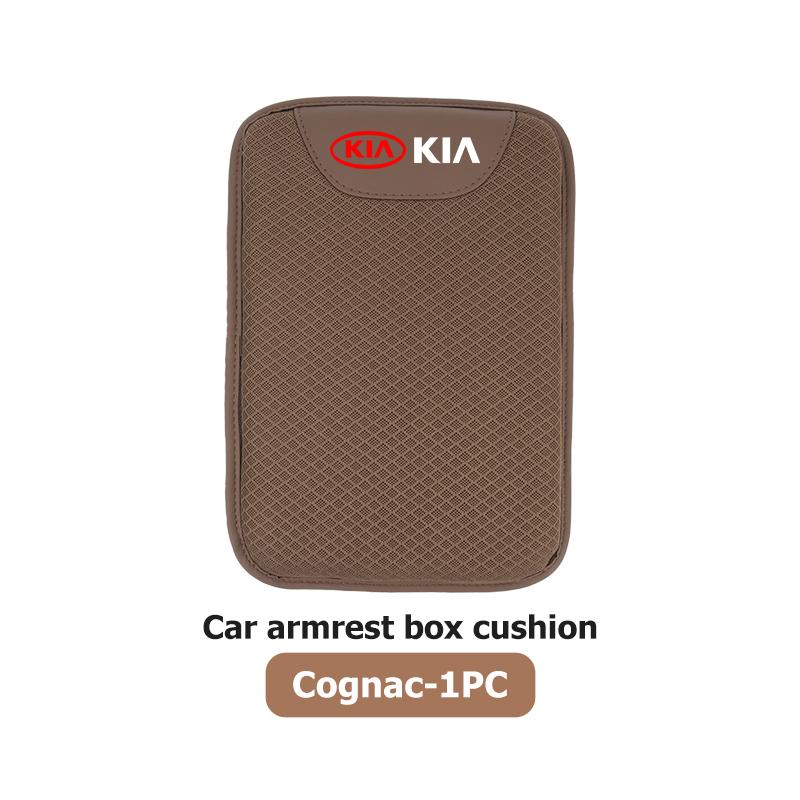 AABIW1 Car Center Console Box Ice Silk Protector Pad Armrest Pad Non-slip Mat For KIA Ceed Rio K5 K2 Optima Cerato Venga Sedona Forte