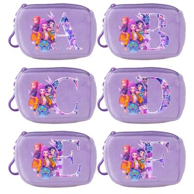 K-Pop Кошелек для монет «Охотники на демонов» для девочек, милый портативный кошелек, мультяшный аниме с принтом, сумка для хранения карточек, детские подарки