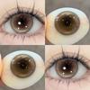 2pcs Contact Lenses Makeup Blue/Brown/grey Softlens 6-12 Months Use Contacts Eye Cosmetic Lens