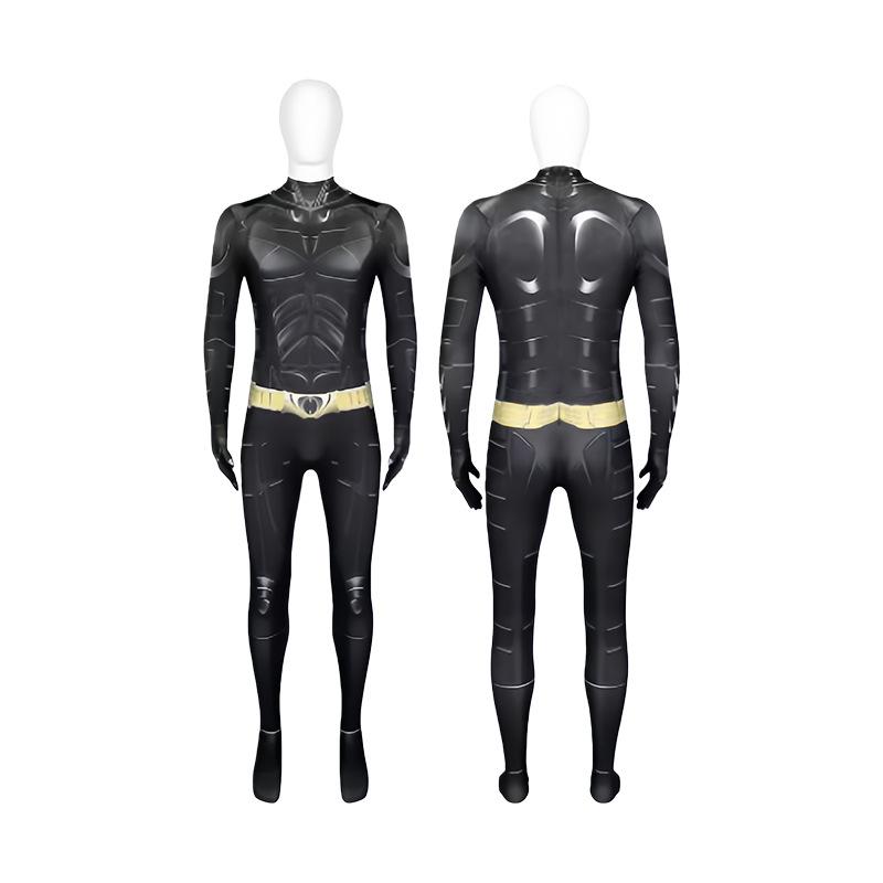 Halloween batman blues cos cosplay adult muscle jumpsuit cape party costume