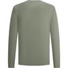 Emporio Armani Мужская футболка с длинным рукавом и принтом логотипа FW23, свободный крой, круглый вырез, топ, зеленый, 8N1TN8-1JPZZ-0598
