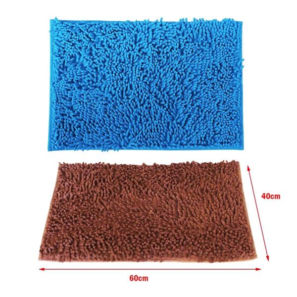 Luxury Soft Microfiber Shaggy Mats Bath Mat for Bathroom Anti Slip Bathroom Rug In The Toilet Absorbent Fur Bathroom Rug