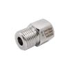 Stainless Steel 304 Metric Reducing Threaded Fitting: Female M12X1.5 to Male M16X1.5