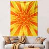 Radiant Sunburst Abstract Design Patterned tapestry home decor, suitable for bedroom and living room, gift