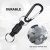 Magnetic Net Release Holder, Double Keychain Hook for Fly Fishing - Black