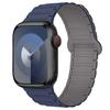Bracelet for Apple Watch Series Ultra 1/2, 10, 9 8 SE 7 6 5 4 3 2 1 42mm-44mm-45mm-46mm-49mm Silicone Magnetic Navy Blue