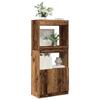 VidaXL Highboard Old Wood 63x33x140 Cm Engineered Wood, Bookcase, Modern Bookcase, Bookshelf 855113