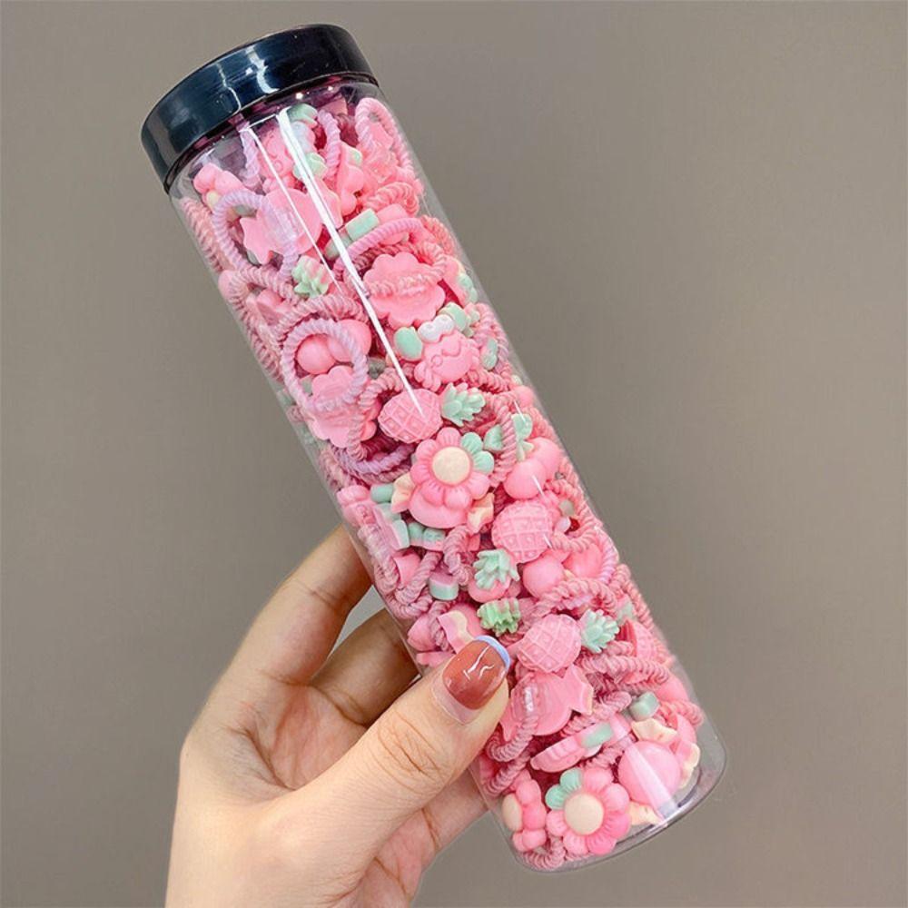 Эластичные детские резинки для волос, держатели для хвостиков, головные уборы, детские веревки для волос для женщин