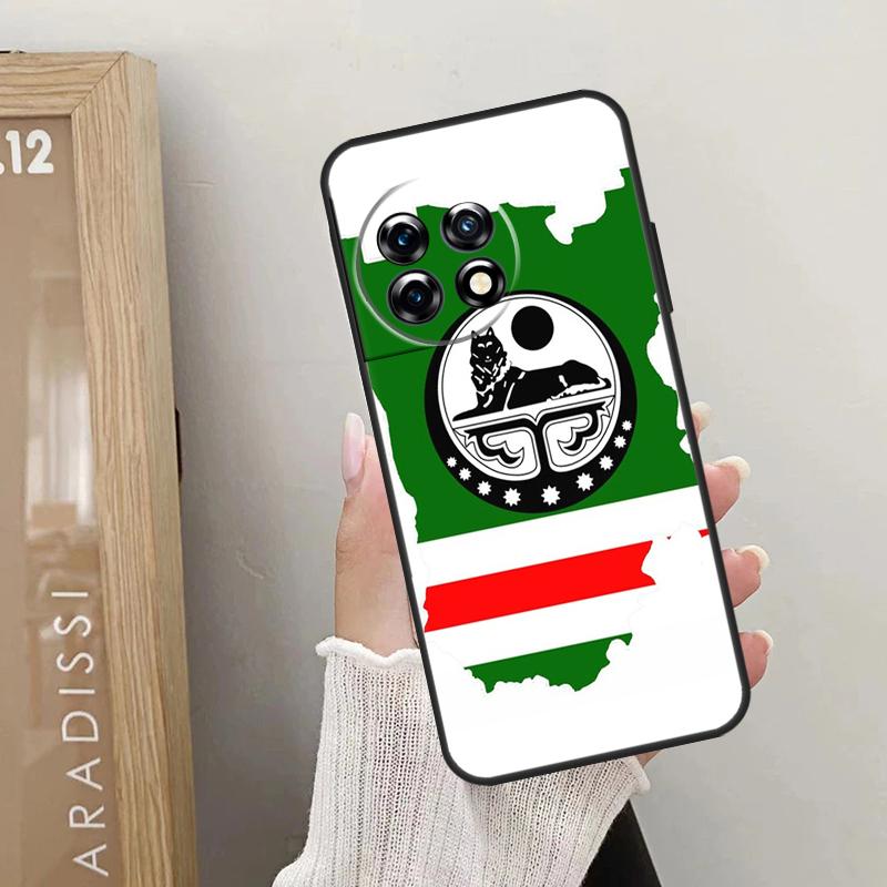 Chechnya Flag Chechen Wolf Case For OnePlus 12R 12 11 9 10 Pro 10R 10T OnePlus Nord 3 2T N10 N20 CE 2 Lite CE4 Cover