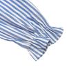 Skirt With Fungus SummerEuropean And American Women Wear Vertical Striped Shirt Dresses