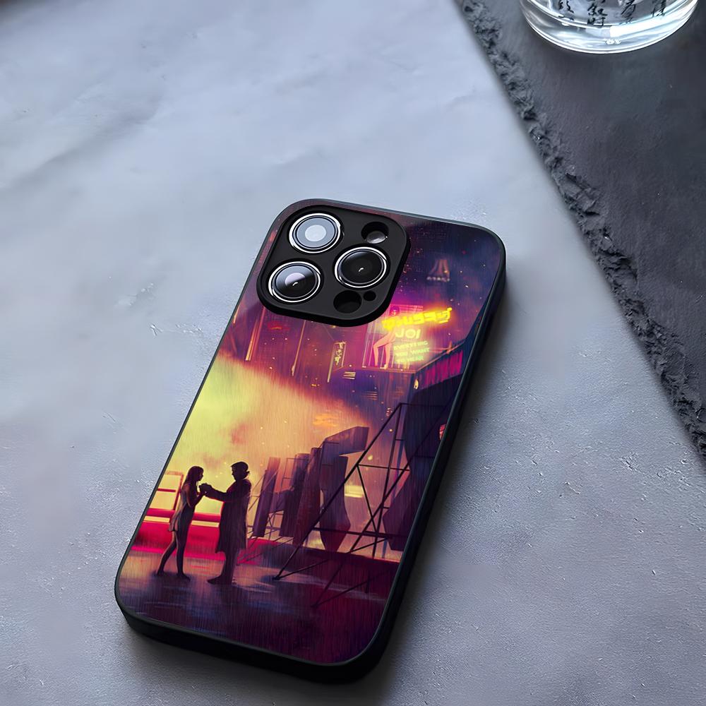 Чехол для телефона Blade Runner 2049 из закаленного стекла для iPhone 17 13 14 16 12 15 11 Pro Max Plus Mini X XR SE2020 Coque