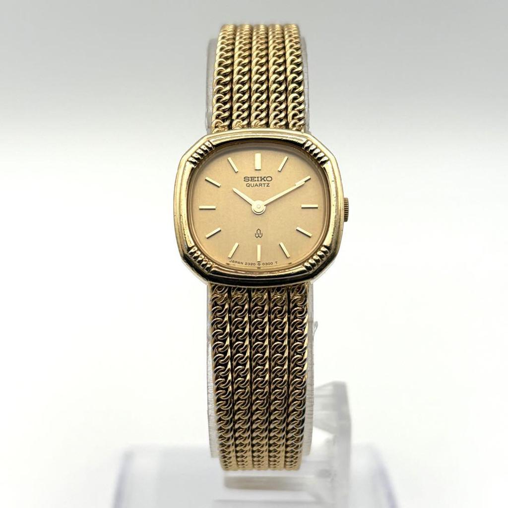 [USED] SEIKO Quartz Gold Women's Watch GOLD