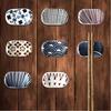 Chopstick Rests and Pillows, Stylish and Cute, Japanese-Style Ceramic Chopstick Stands for Hospitality, Set of 8 (Chic)