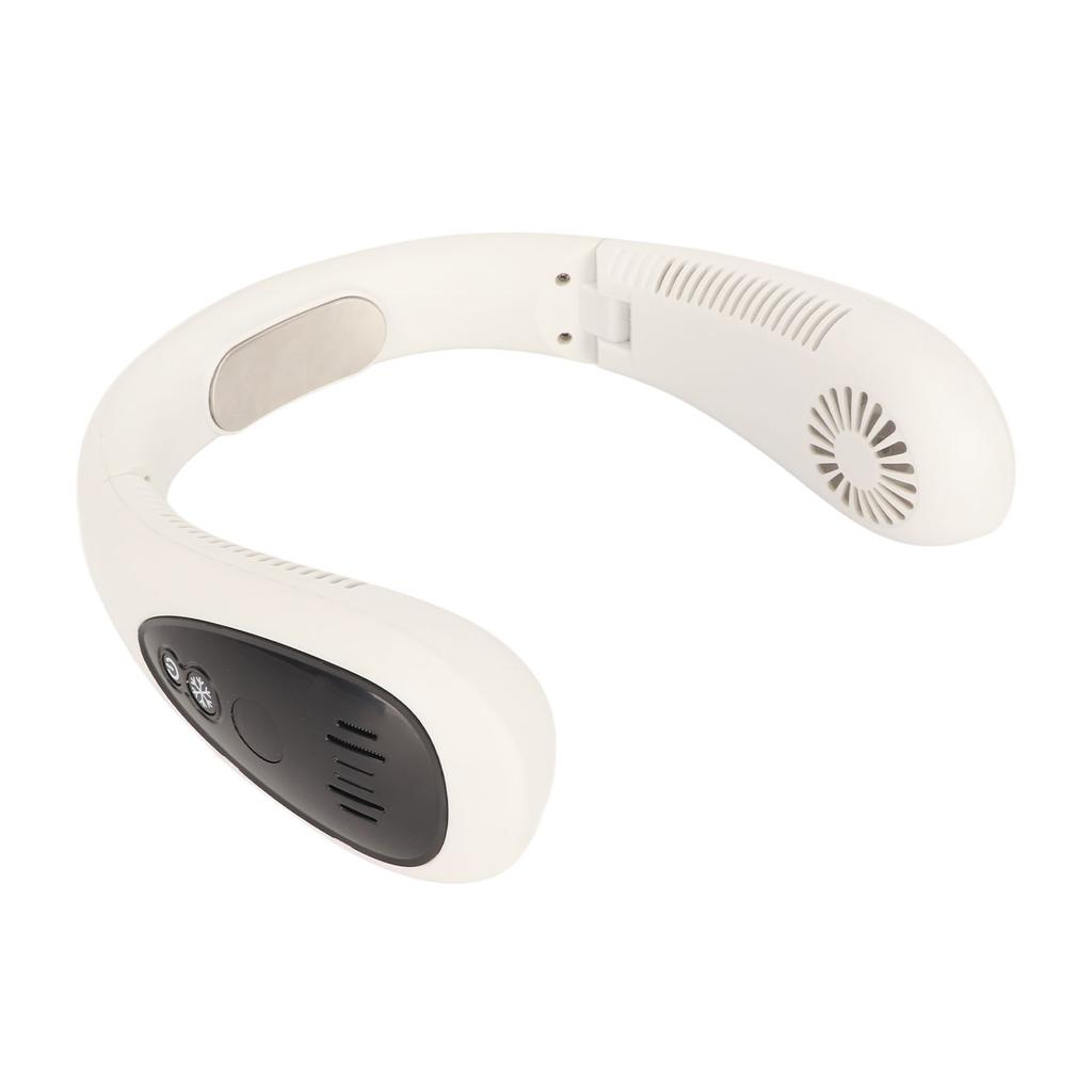 Вентилятор без лопастей для шеи, USB-зарядка, 360-градусный выход воздуха, 3 регулируемых уровня, светодиодный дисплей, носимый