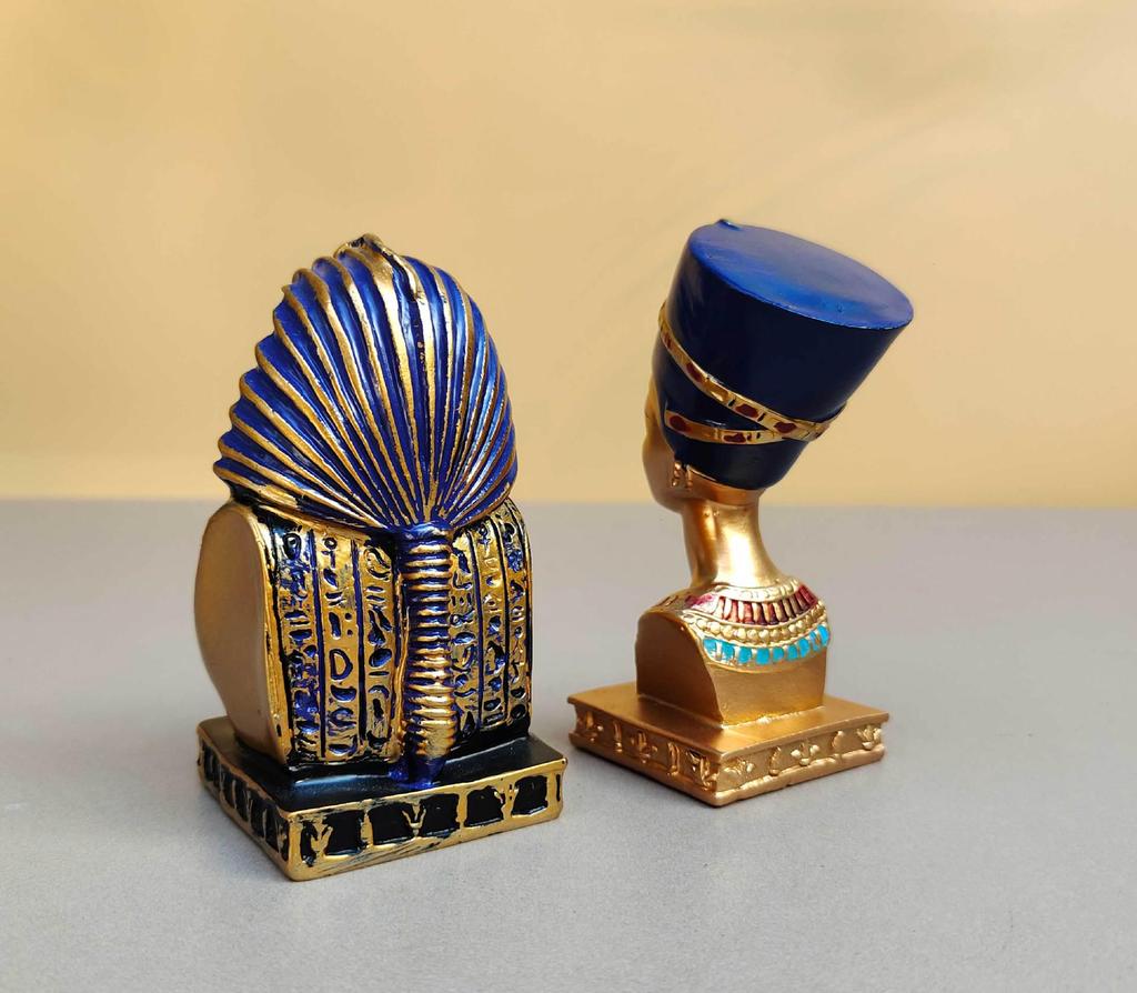 Cross-Border Egyptian Mummy Pyramid Figurine - Pharaoh Coffin Souvenir Craft Ornament