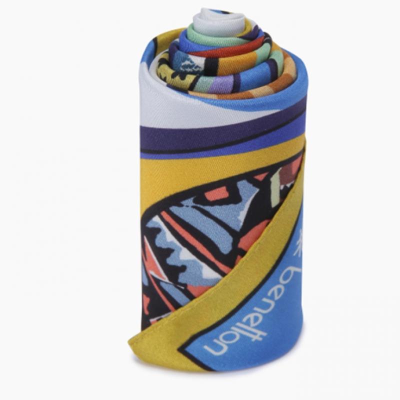 Benetton Маленький шелковый шарф с бабочкой Bcmfa4511