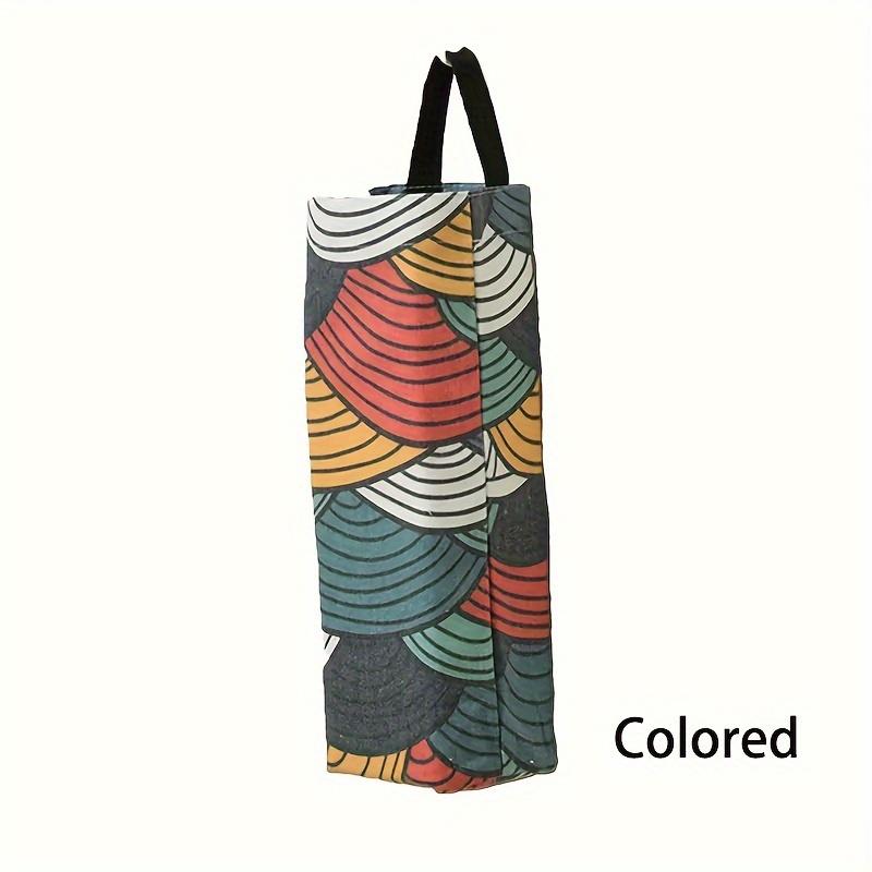 1pc Plastic Bag Holde Kitchen Wall-Mounted Garbage Bag Storage Bag Household Debris Extraction Storage Bag Large Capacity Garbage Bag