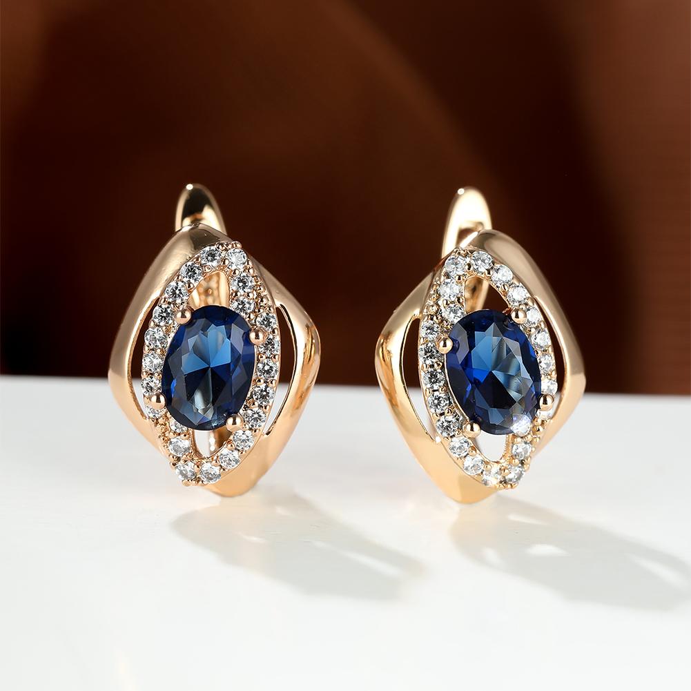 Mystic Oval Cut Rainbow Stone Marquise Design Earrings Horse Eye Love Dangle Earrings Bride Band Engagement Jewelry