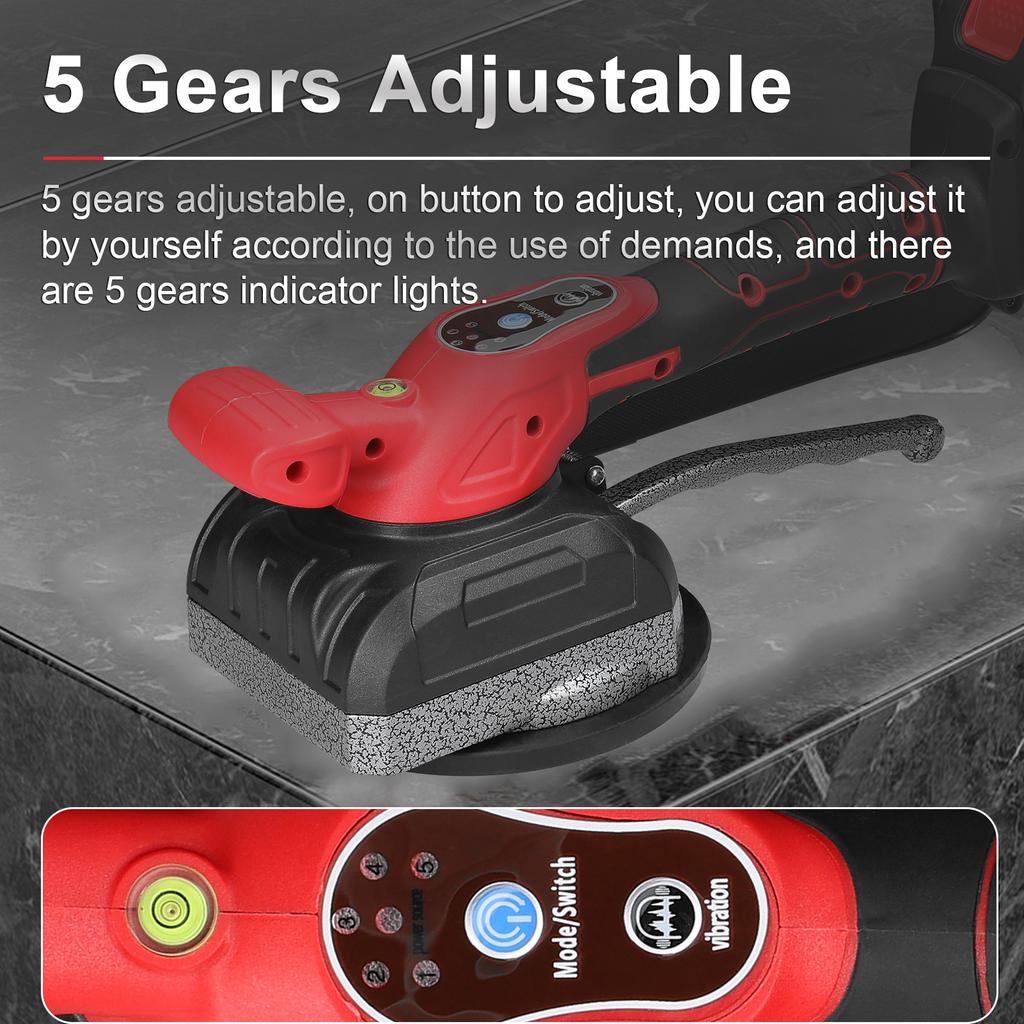 21 В плиточная машина с высокой грузоподъемностью, настенная напольная плитка, укладка вибрационного инструмента для дома