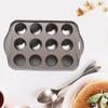 Мини-форма для выпечки Deluxe, 12 чашек для чизкейка, противень для торта с антипригарным покрытием, кекс для кексов