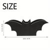 Halloween Bat Makeup Brush Holder Gothic Wooden Storage Box  Display Holder Cosmetics Jewelry Storage Tray Home Party