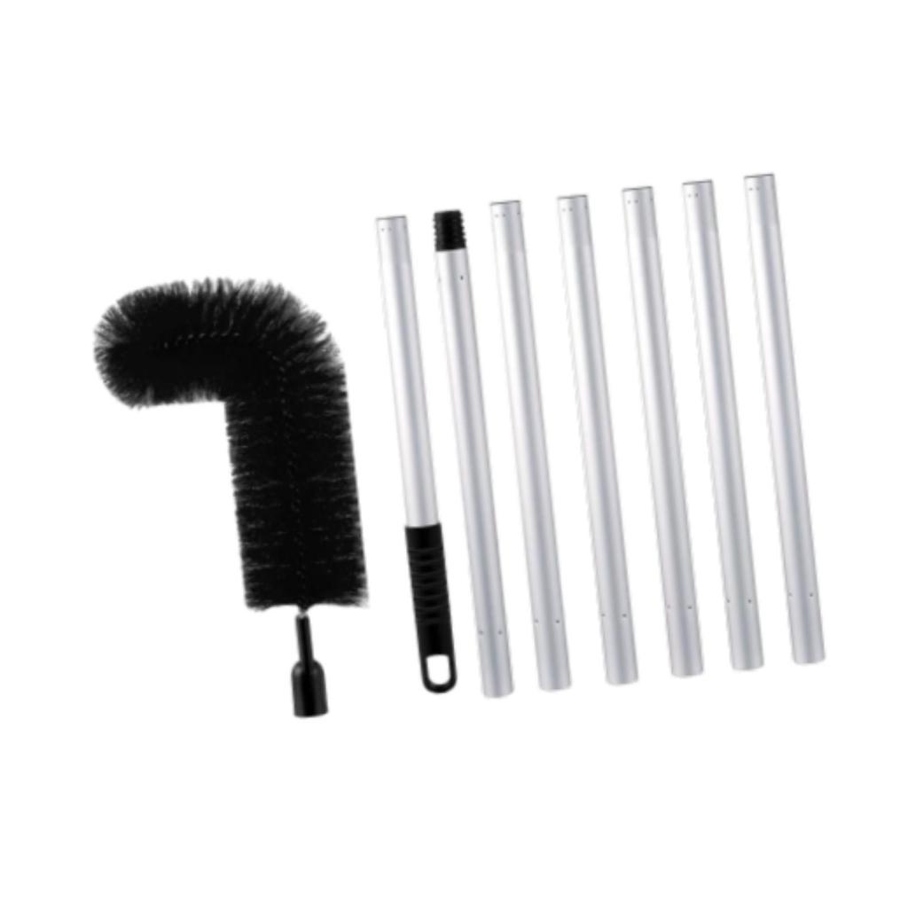 Roofing Tool Home Telescopic Extendable Pole Gutter Cleaning Tool Gutter Brush Cleaner for Debris Twigs Garden Kitchen Bedroom