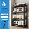 Найцзян 4-ярусная кухонная полка для хранения из углеродистой стали