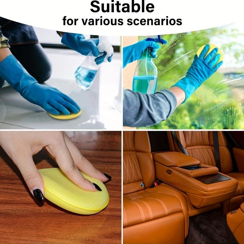 24 шт. поролоновый аппликатор для автомобильного воска поролоновые аппликаторы для полировки круглые 4-дюймовые полировальные губки для автомобильного воска аппликатор