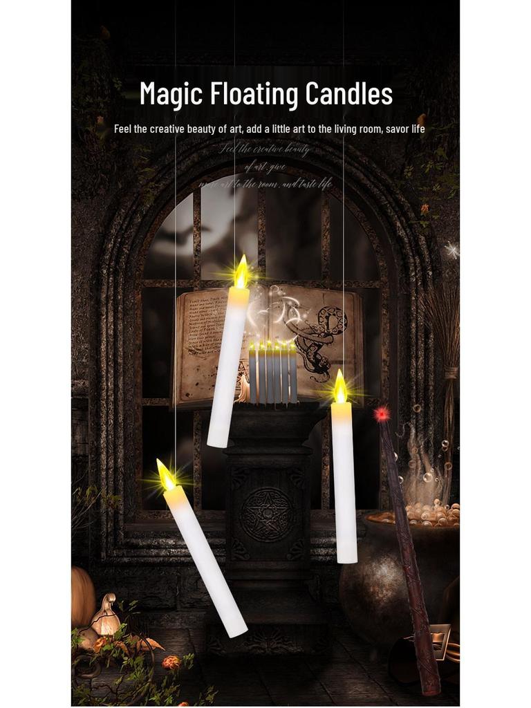 Harry Potter Floating LED Candles - Halloween Decoration Lights