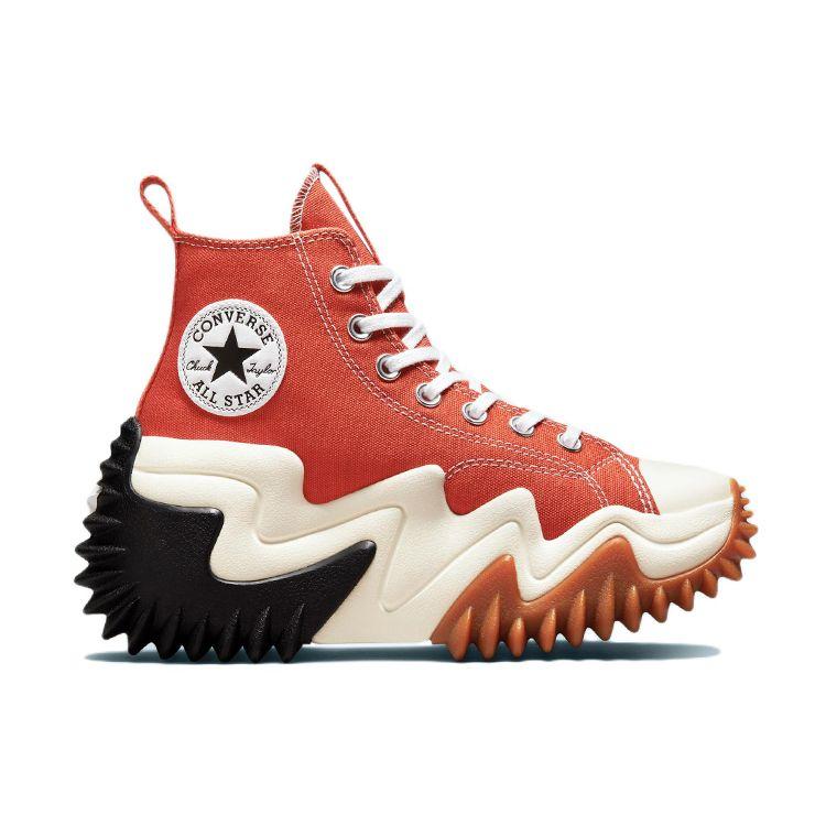 Converse Run Star Motion Platform High Season Color - Кроссовки унисекс Mantra Orange Black Egret A01174C