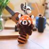 Cute Cute Little Raccoon Pendant Plush Toy Doll Fruit Little Panda Bag Hanging Keychain Doll