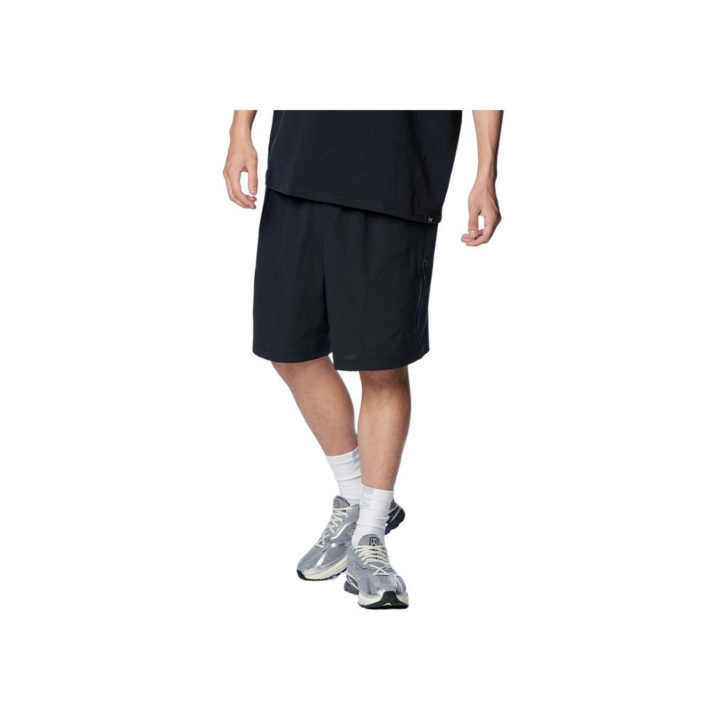 Under Armour Однотонные свободные повседневные шорты с завязками на завязках, мужские шорты, черные 1385514-001